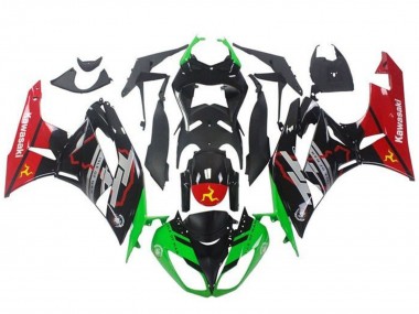 Purchase 2009-2012 Kawasaki ZX6R Motorcycle Fairings - Green Glossy Black Red Australia