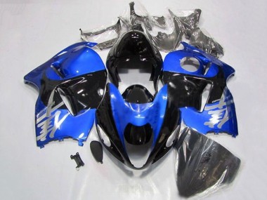 Purchase 1996-2007 Suzuki GSXR 1300 Hayabusa Motorcycle Fairings - Blue Chrome Black Australia