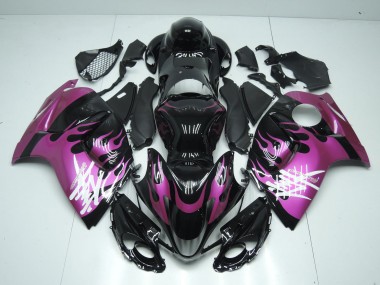 Purchase 2008-2020 Glossy Black Purple Flame Suzuki GSXR 1300 Hayabusa Motorcycle Fairings Australia