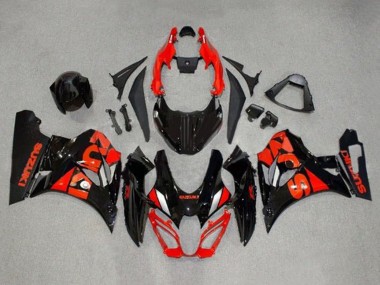Purchase 2017-2024 Suzuki GSXR1000 Motorcycle Fairings - Black Red Silver Australia