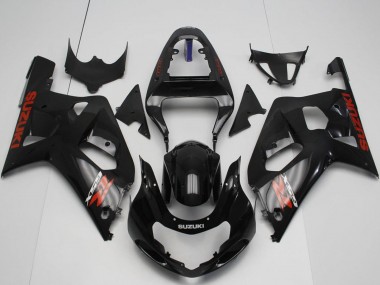 Purchase 2001-2003 Suzuki GSXR 600 / GSXR 750 Motorcycle Fairings - Glossy Black Red Australia