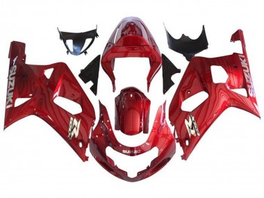 Purchase 2001-2003 Suzuki GSXR 600 / GSXR 750 Motorcycle Fairings - Red Chrome Australia