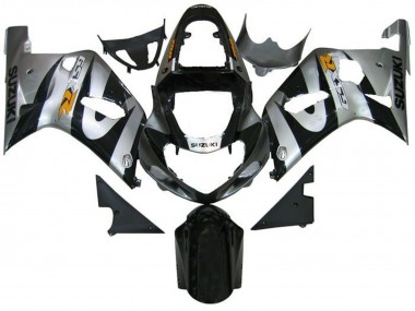 Purchase 2001-2003 Suzuki GSXR 600 / GSXR 750 Motorcycle Fairings - Silver Black Yellow Australia