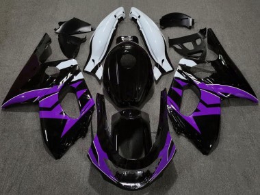 Purchase 1996-2007 Yamaha YZF600R Thundercat Motorcycle Fairings - Glossy Black Purple White Australia