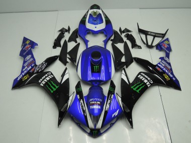Purchase 2004-2006 Yamaha YZF 1000 R1 Motorcycle Fairings - Blue White Black Green Monster Energy Australia