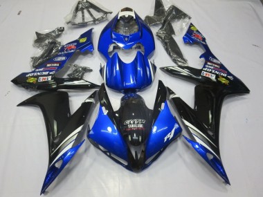 Purchase 2004-2006 Yamaha YZF 1000 R1 Motorcycle Fairings - Blue White Silver Black GYTR Yamalube Dunlop Australia