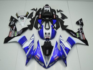 Purchase 2004-2006 Yamaha YZF 1000 R1 Motorcycle Fairings - Blue White Black Fimer Yamalube Australia