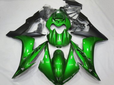 Purchase 2004-2006 Yamaha YZF 1000 R1 Motorcycle Fairings - Green Matte Black Australia