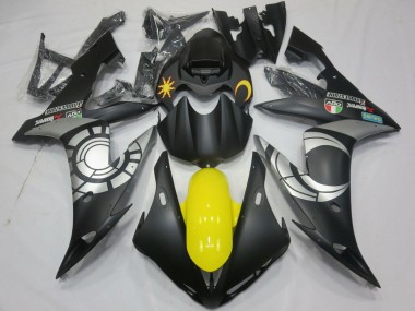 Purchase 2004-2006 Yamaha YZF 1000 R1 Motorcycle Fairings - Matte Black Silver Yellow Australia