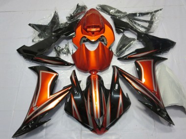 Purchase 2004-2006 Yamaha YZF 1000 R1 Motorcycle Fairings - Orange Glossy Black Australia
