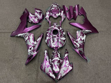 Purchase 2004-2006 Yamaha YZF 1000 R1 Motorcycle Fairings - Light Purple White Grey Camouflage Australia