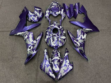 Purchase 2004-2006 Yamaha YZF 1000 R1 Motorcycle Fairings - Purple White Grey Camouflage Australia