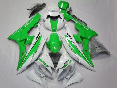 Purchase 2006-2007 Yamaha YZF R6 Motorcycle Fairings - White Green Australia