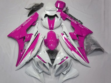 Purchase 2006-2007 Yamaha YZF R6 Motorcycle Fairings - White Pink Australia