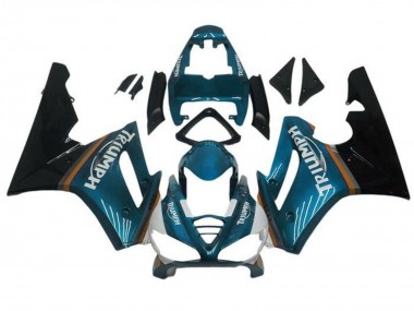 Purchase 2009-2012 Triumph Daytona 675 Triple Motorcycle Fairings - Teal Blue Glossy Black Australia