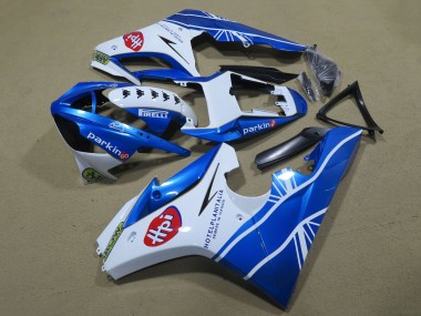 Purchase 2009-2012 Triumph Daytona 675 Triple Motorcycle Fairings - White Blue Hpi Australia