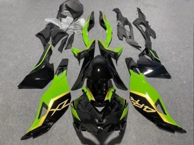 Purchase 2019-2025 Kawasaki ZX4R ZX-4RR Motorcycle Fairings - Glossy Black Green Gold Australia