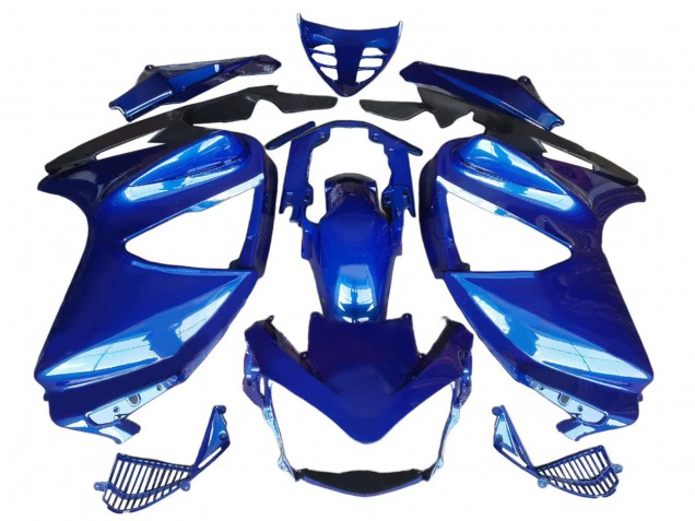 2002-2016 Honda ST1300 Motorcycle Fairings - Blue Matte Black Australia