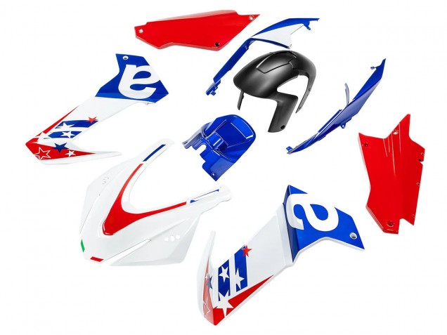 2020-2024 Aprilia RS660 Motorcycle Fairing - White Blue Red Australia