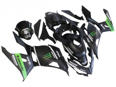 Purchase 2018-2024 Kawasaki EX400 Motorcycle Fairings - Matte Black Green Monster Showr Snow Australia