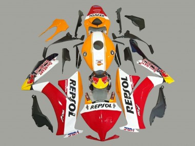 Purchase 2012-2016 Honda CBR1000RR Motorcycle Fairings - White Orange Red Yellow HRC Repsol Australia
