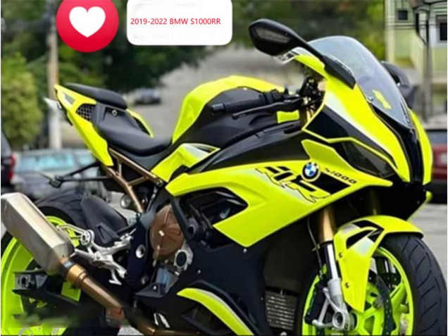 2019-2022 BMW S1000RR Motorcycle Fairings - Lemon Yellow Australia