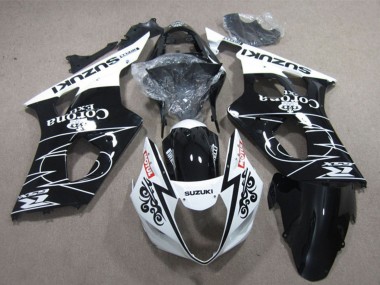 Purchase 2003-2004 Suzuki GSXR 1000 Motorcycle Fairings - White Glossy Black Corona Extra Motul Australia