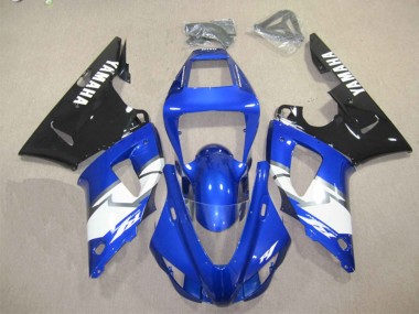 Purchase 1998-1999 Yamaha YZF R1 Motorcycle Fairings - Blue White Glossy Black Australia