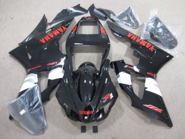Purchase 1998-1999 Yamaha YZF R1 Motorcycle Fairings - Glossy Black White Red Decals Australia