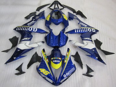 Purchase 2004-2006 Yamaha YZF R1 Motorcycle Fairings - Blue Yellow White Go 46 Australia