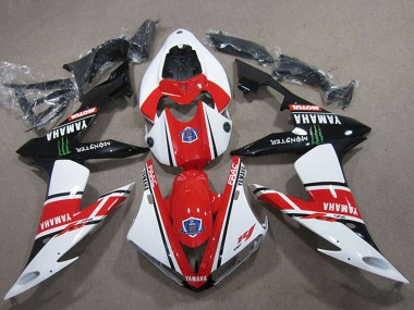 Purchase 2004-2006 Yamaha YZF R1 Motorcycle Fairings - White Red Black Green Motul Monster Australia