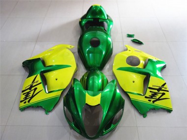 1997-2007 Green and Yellow GSXR 1300 Hayabusa Fairings