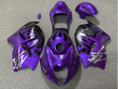 1997-2007 Purple and Black GSXR 1300 Hayabusa Fairings
