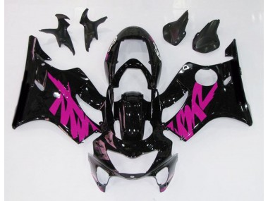 1999-2000 Gloss Black & Pink CBR600 F4 Fairings