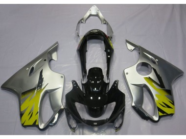 1999-2000 Silver Yellow and Black CBR600 F4 Fairings