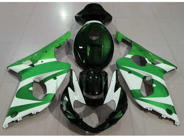 2000-2002 Deep Green GSXR 1000 Fairings 2000-2002 Deep Green GSXR 1000 Fairings
