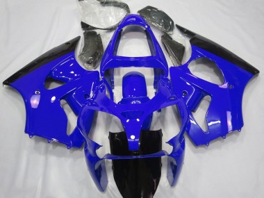 2000-2002 Gloss Blue & Black ZX6R Fairings