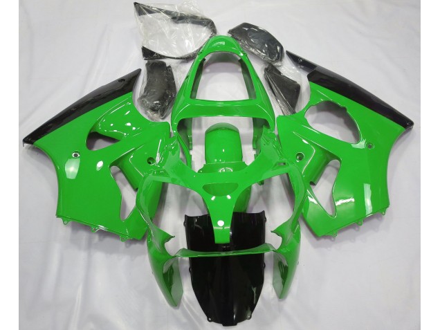 2000-2002 Gloss Green & Black ZX6R Fairings 2000-2002 Gloss Green & Black ZX6R Fairings