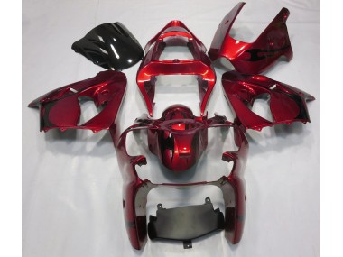 2000-2002 Metallic Red ZX6R Fairings