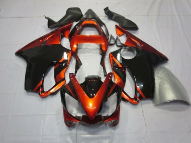 2001-2003 Deep Orange and Black CBR600 F4i Fairings