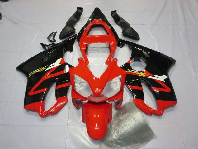 2001-2003 Gloss Black and Red CBR600 F4i Fairings