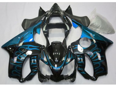 2001-2003 Light Blue Flame CBR600 F4i Fairings