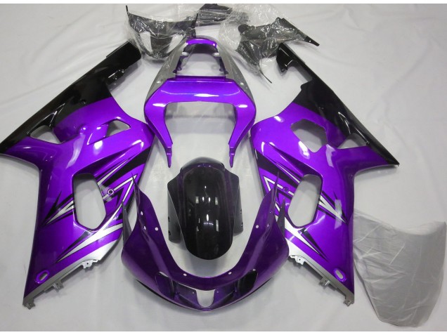 2001-2003 Purple and Silver GSXR 600-750 Fairings