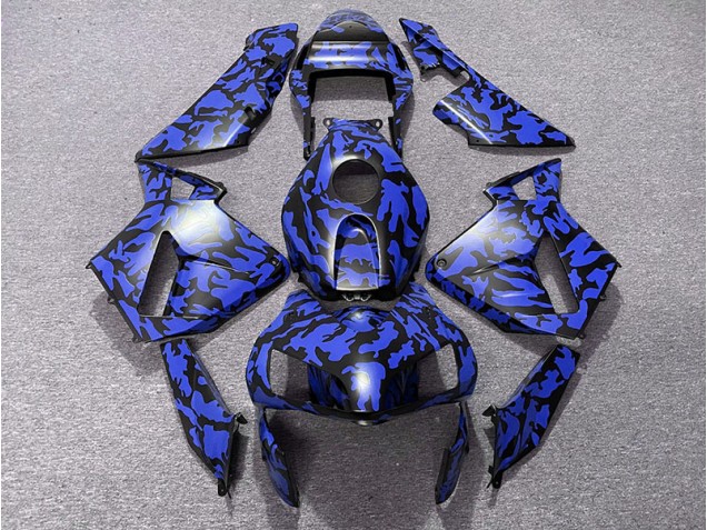 2003-2004 Blue Camo CBR600RR Fairings 2003-2004 Blue Camo CBR600RR Fairings
