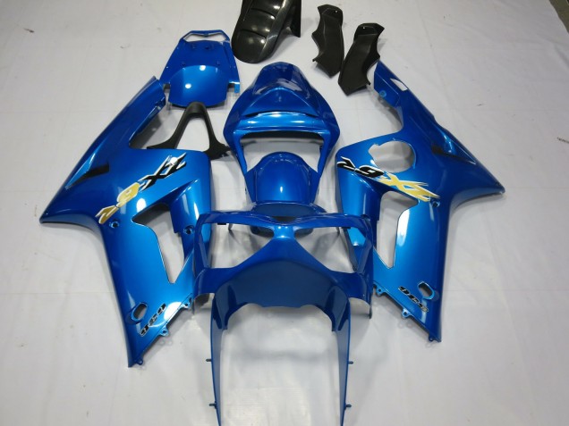 2003-2004 Blue Ninja ZX6R Fairings 2003-2004 Blue Ninja ZX6R Fairings
