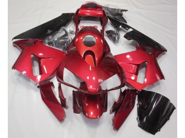 2003-2004 Candy Red Plain CBR600RR Fairings