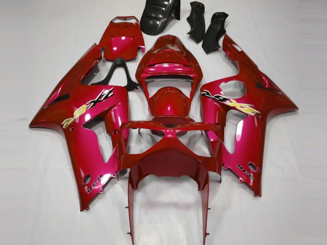 2003-2004 Candy Red ZX6R Fairings 2003-2004 Candy Red ZX6R Fairings