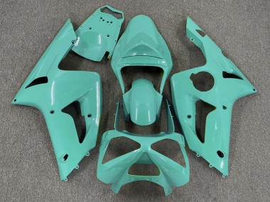 2003-2004 Gloss Cyan Plain ZX6R Fairings