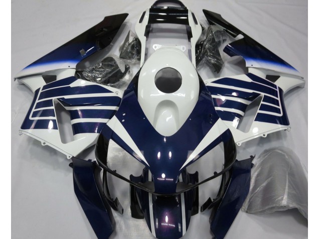 2003-2004 Gloss White & Blue Fade CBR600RR Fairings