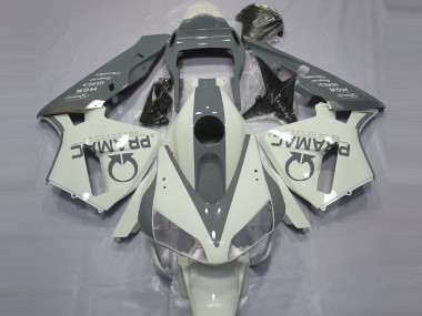 2003-2004 Gloss White and Grey PRAMAC CBR600RR Fairings